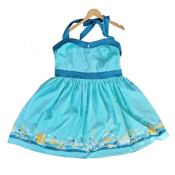 NWT Disney Dress Shop Magic Kingdom Retro Halter Dress Size 2X - Picture 10 of 13